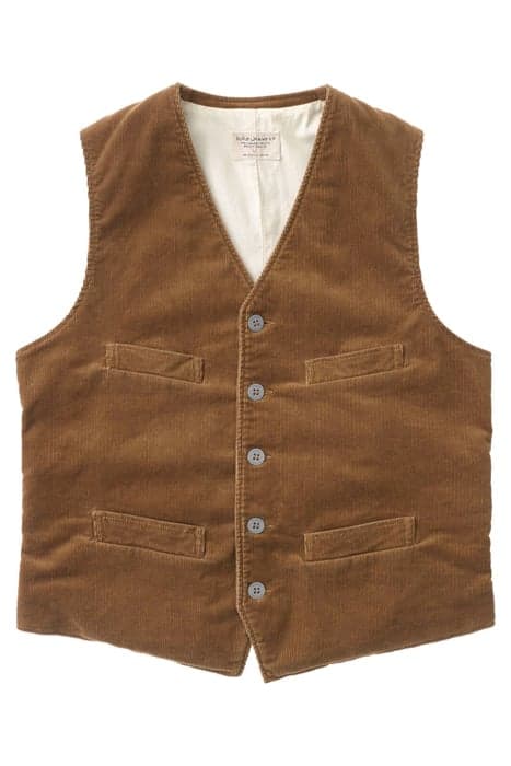 GUSTAV CORD WAISTCOAT by Nudie Jeans Co