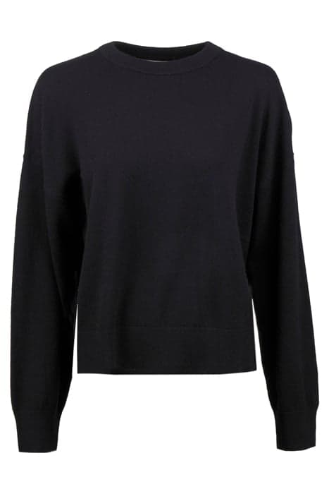 CAILA KNIT R-NECK BLACK by Stenströms