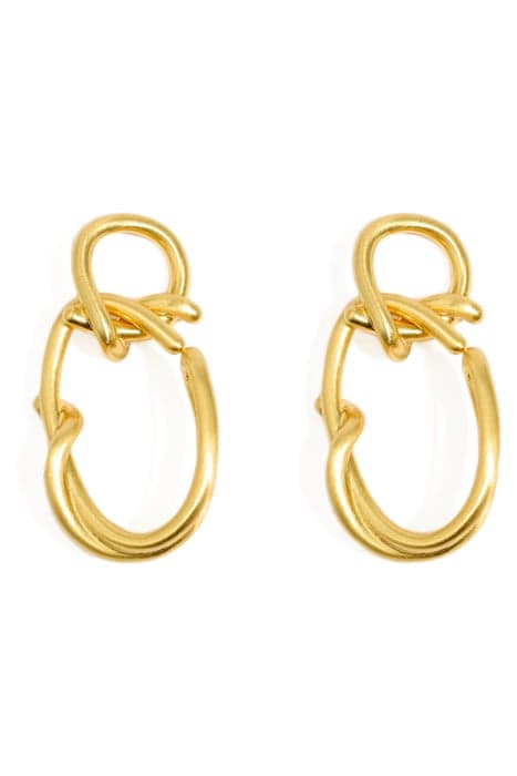 MATTE GOLDEN RINGS EARRINGS by Bimba y Lola