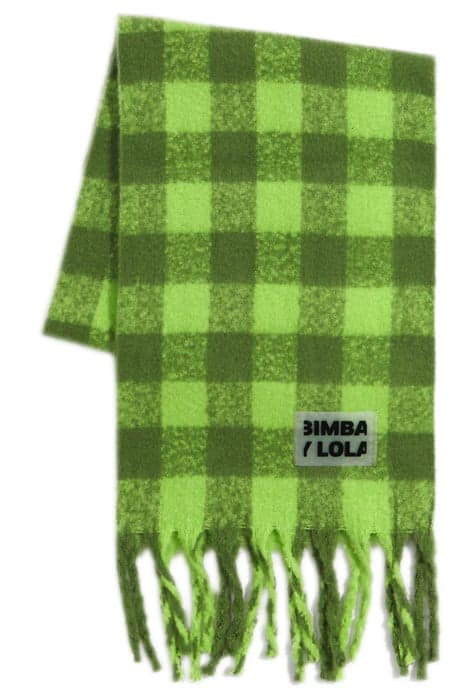 GREEN CHECKED SCARF by Bimba y Lola