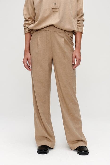 DUKE FLANNEL PANTS SIMPLY TAUPE by Zenggi