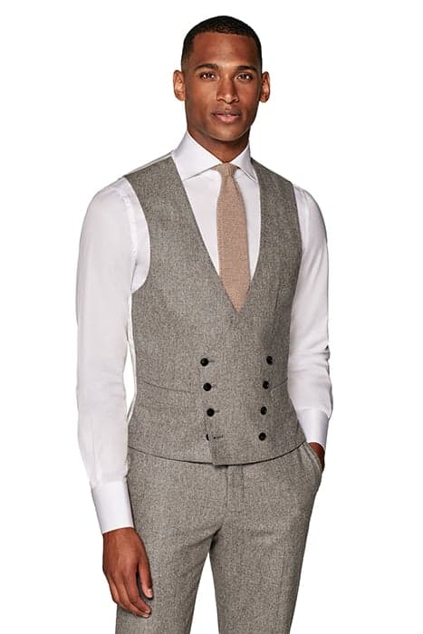 TAUPE WAISTCOAT by Suitsupply