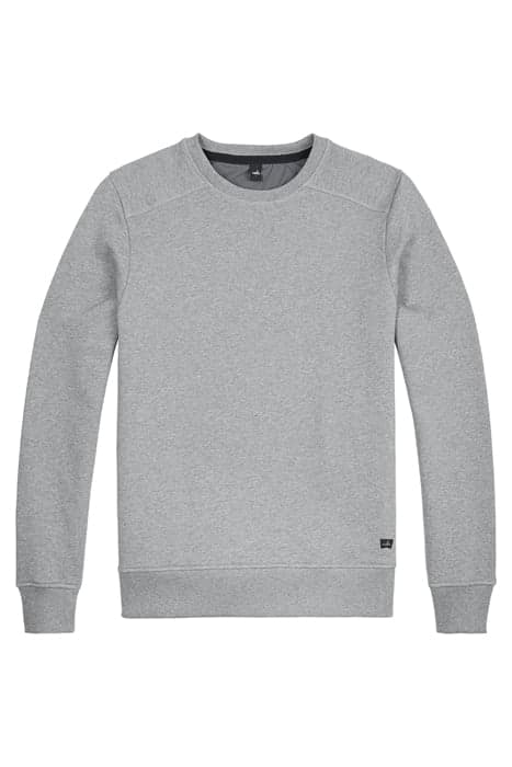 MOORE | CREW NECK SWEATER MID GREY MELANGE by WAHTS