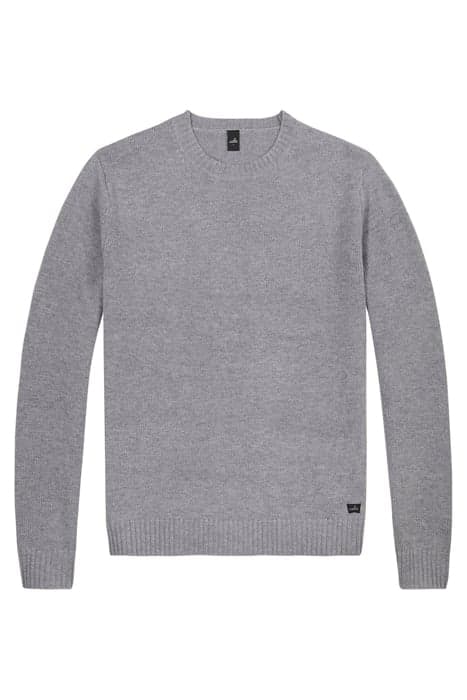 POWELL | MERINO CASHMERE SWEATER MID GREY MELANGE by WAHTS