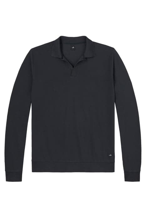 BARNETT | LONGSLEEVE RETRO POLOSHIRT DARK NAVY by WAHTS