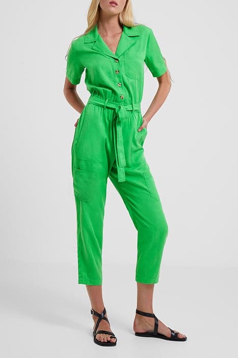 ELKIE TWILL BOILER SUIT GREEN by French Connection