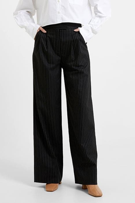 FINN MIX TROUSER BLACK by French Connection