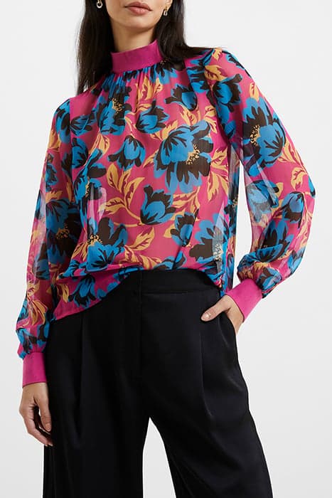 DARLA ELOISE L/S HIGH NK TOP PURPLE by French Connection