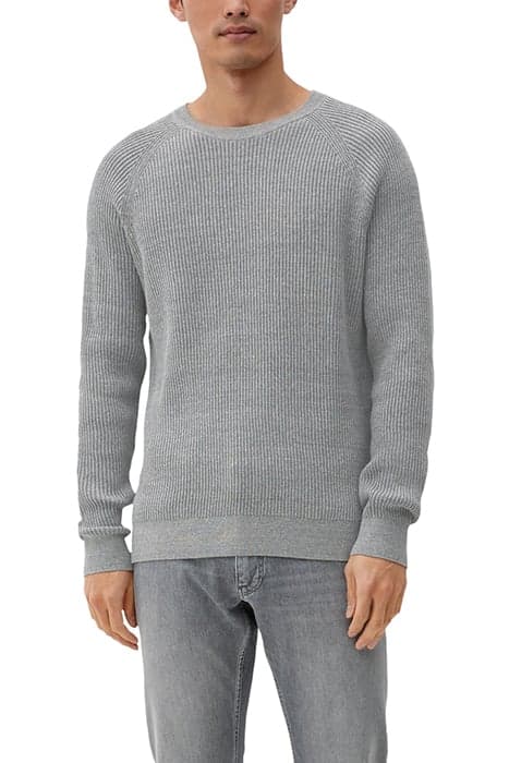 S.OLIVER PULLOVER GREY/BLACK by s. Oliver