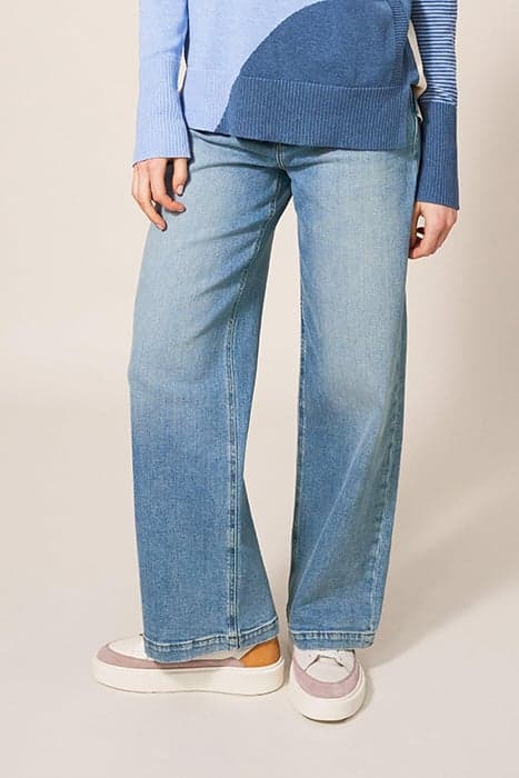 SADIE WIDE LEG JEAN LIGHT DENIM by White Stuff