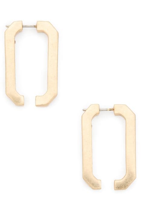 HARPER SPLIT HOOPS WARM BRASS by AllSaints