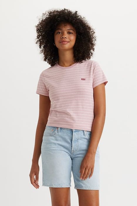 PERFECT TEE TEA STRIPE KEEPSAKE LILAC ST by Levi's