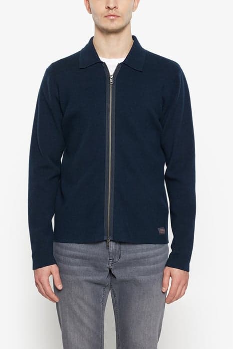 URIANSI ZIP CARDIGAN DEEP MARINE by Signal