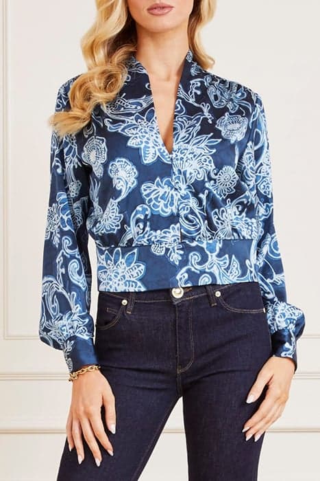 FLORAL INK BLOUSE FLORAL INK PRINT by Marciano by Guess