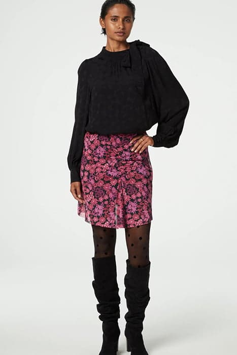 JESSY SKIRT BLACK/JAZZY PINK by Fabienne Chapot