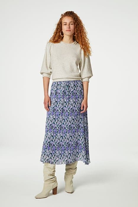 PIPPA SKIRT POPPY PURPLE/CREAM W by Fabienne Chapot