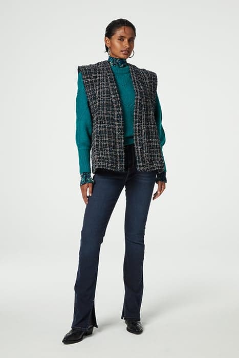 LIONEL GILET KEEP IT TEAL by Fabienne Chapot