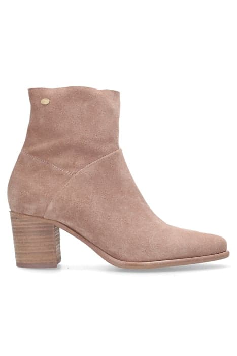 MASY NOE ANKLE BOOT SUEDE DARK PINK by Fred de la Bretoniere