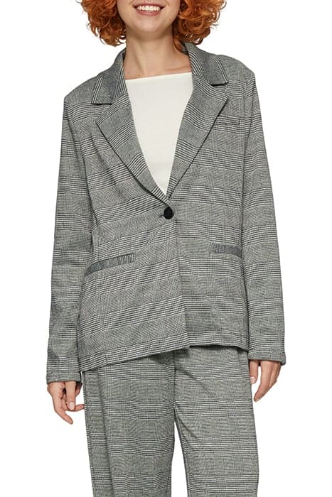 S.OLIVER-QS JACKETS-BLAZER GREY/BLACK by s. Oliver