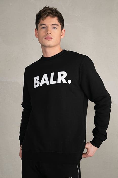 BRAND STRAIGHT CREW NECK BLACK by BALR.