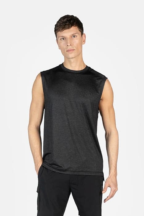 ATHLETIC REGULAR FIT TANK JET BLACK by BALR.