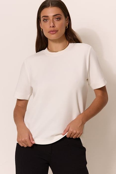 EVA MODAL BLEND TEE MARSHMELLOW by Lune Active