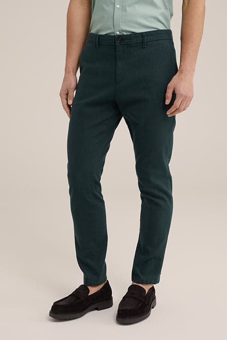 CHINO DARK GREEN by WE Fashion