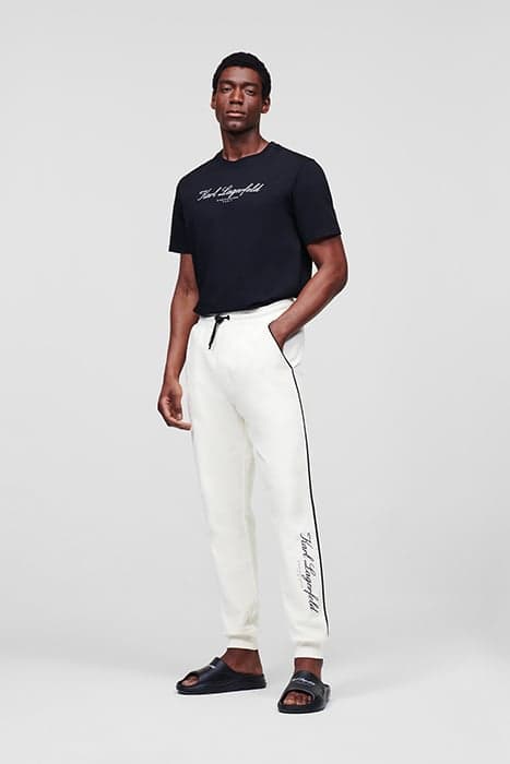 HOTEL KARL SWEATPANTS OFF WHITE by KARL LAGERFELD