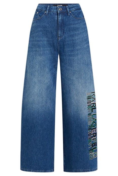 DENIM CULOTTES MID BLUE by KARL LAGERFELD