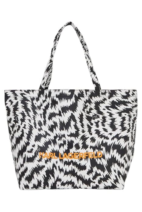 K/ZEBRA SHOPPER BLACK/WHITE by KARL LAGERFELD