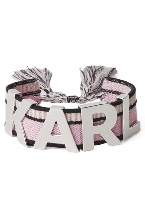 K/WOVEN KARL LETTERS BRACELET VIOLETTA by KARL LAGERFELD